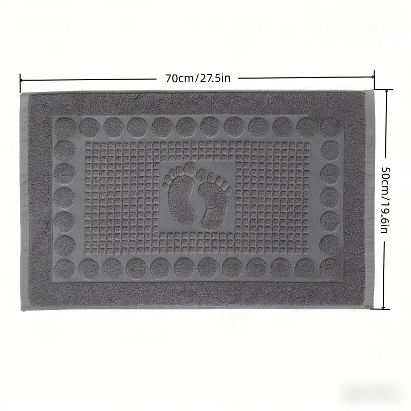 Tapis de salle de bain épais qualité hôtel