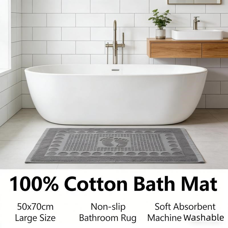 Tapis de salle de bain épais qualité hôtel
