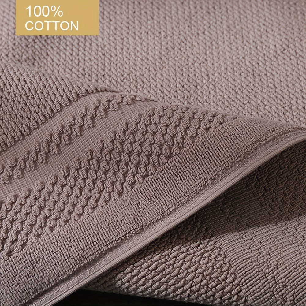 Tapis de salle de bain 100 % coton éponge, esprit hôtel