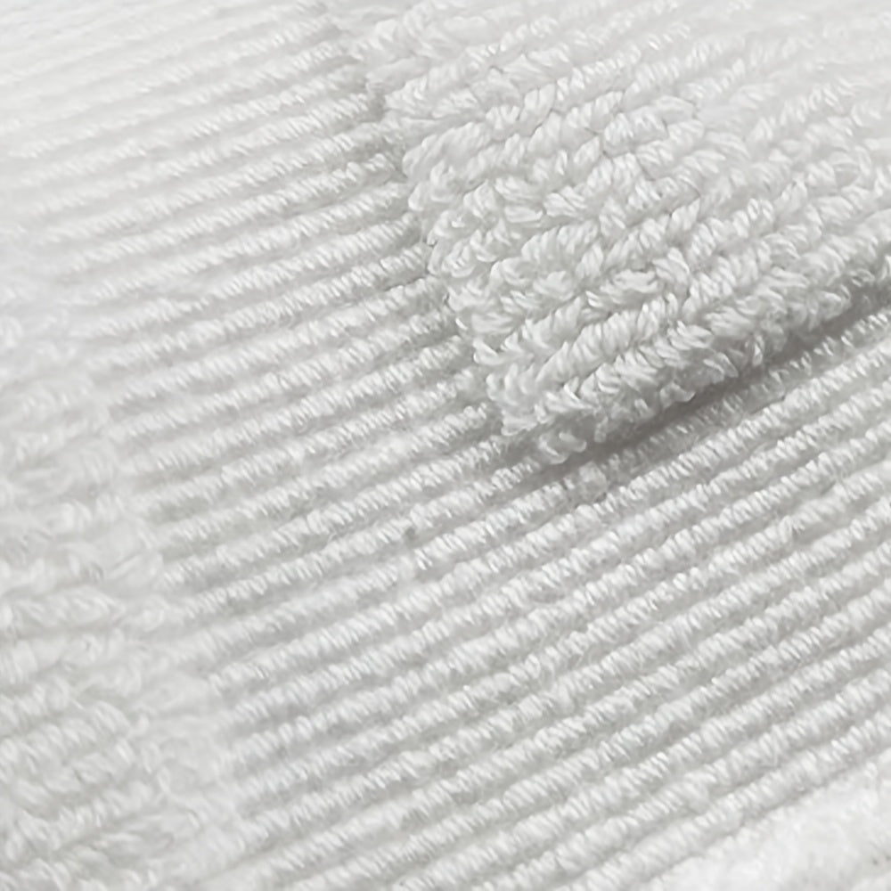Tapis de salle de bain coton jacquard, cadre creusé