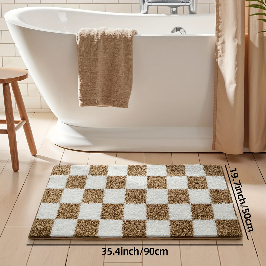 Grille Amusante d'Échecs ZR - Marron / 19.7x35.4 pouces/50x90 cm