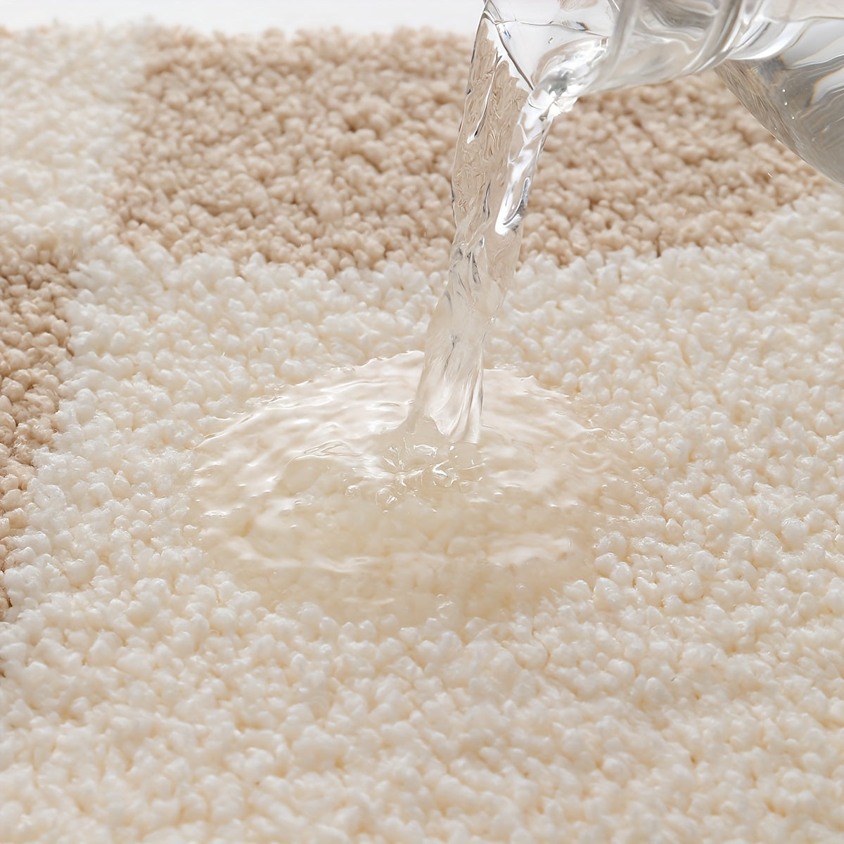 Tapis de salle de bain à damier tufté