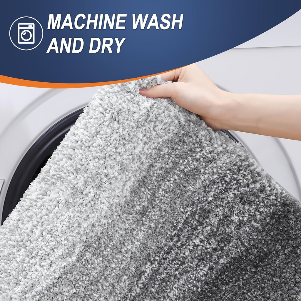 Tapis de salle de bain dégradé, microfibre extra douce