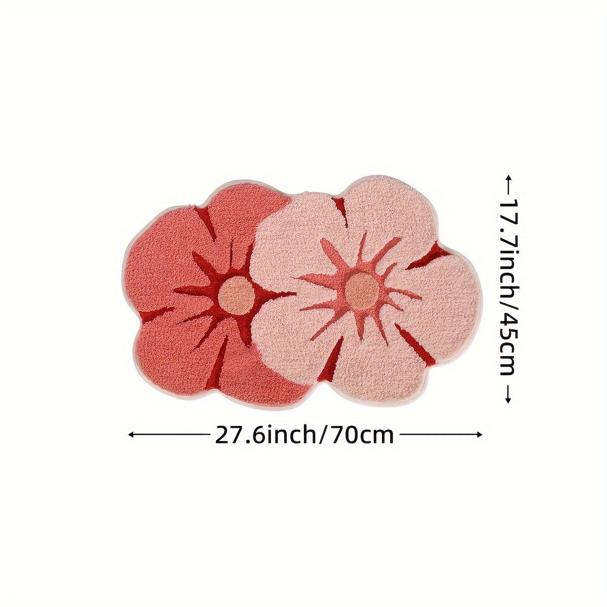 Fleur Ombre / 17,7 × 27,6 Pouces (45 × 70 Cm)