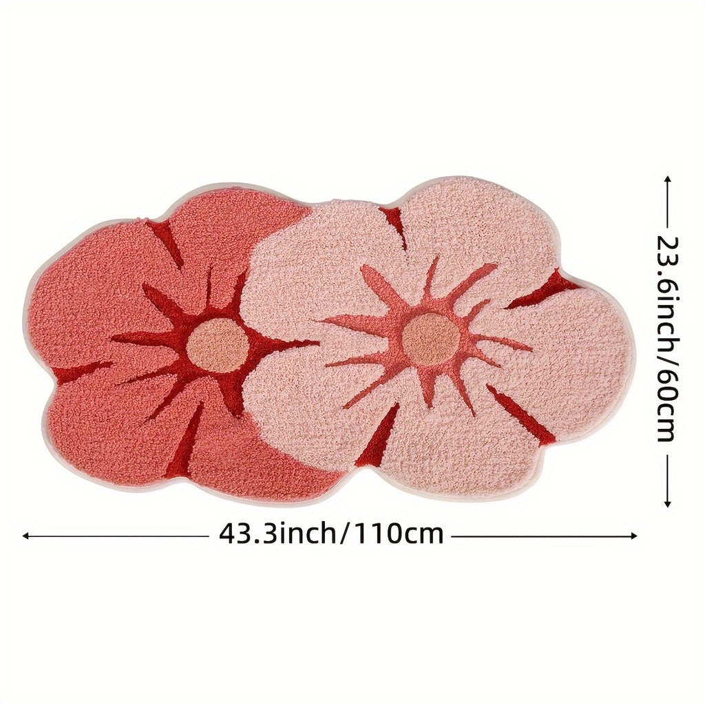 Fleur Ombre / 23,6 × 43,3 Pouces (60 × 110 Cm)