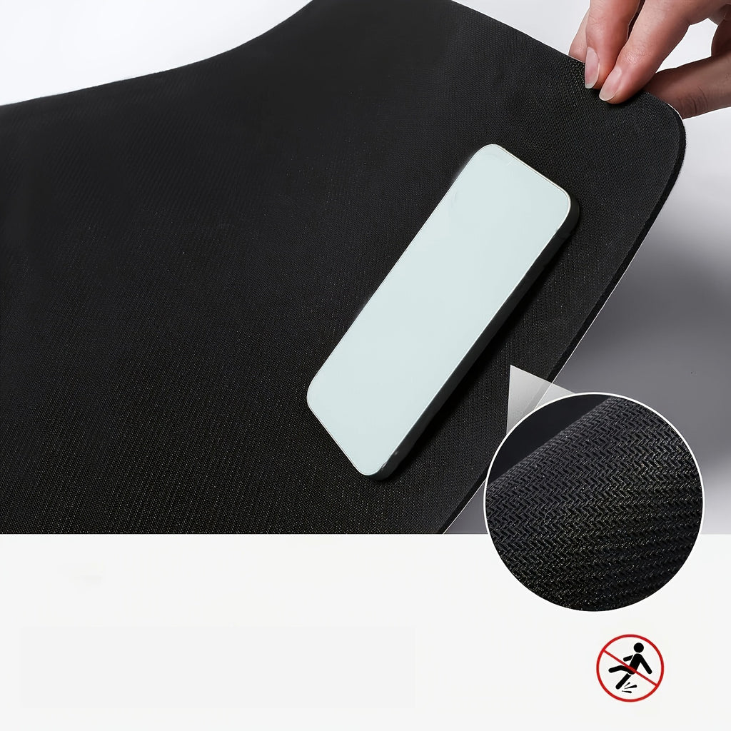 Tapis de salle de bain diatomite souple à cadre géométrique