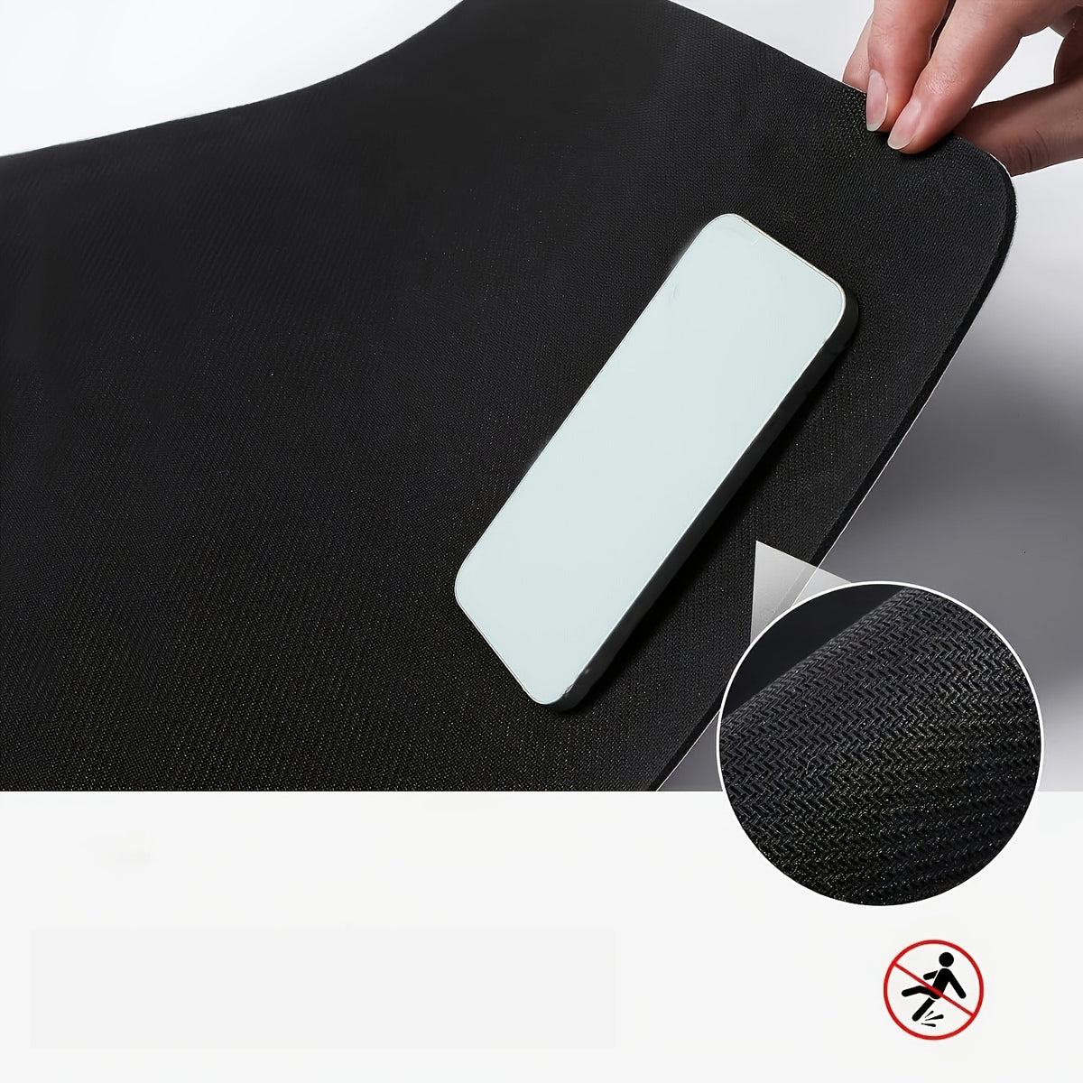 Tapis de salle de bain diatomite souple à cadre géométrique