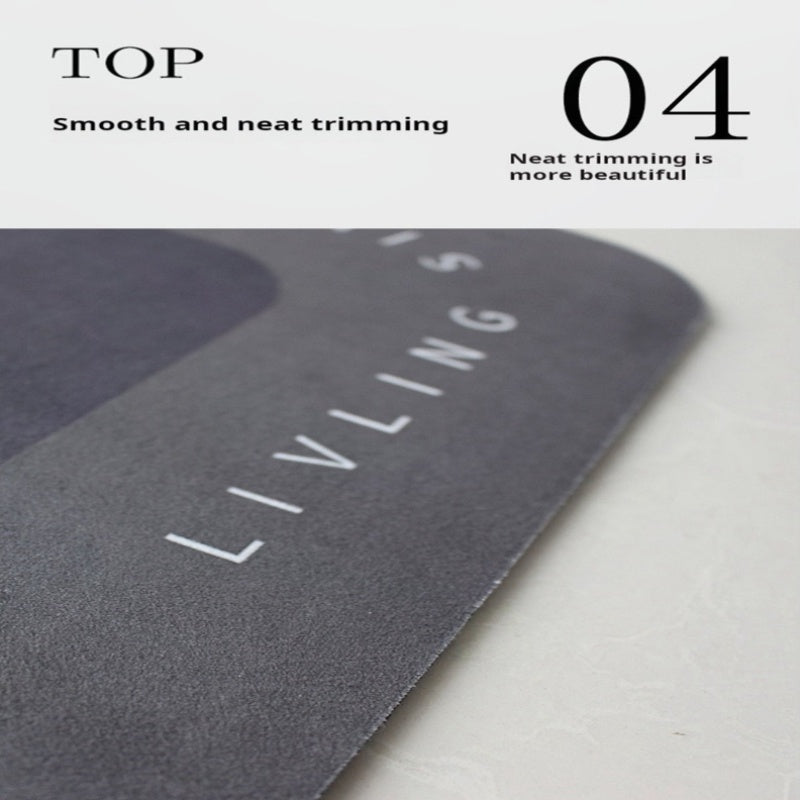 Tapis de salle de bain en diatomite souple