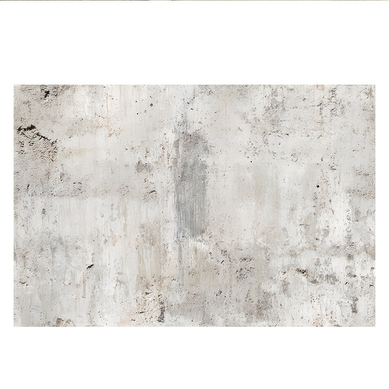 Tapis de salle de bain effet béton brut, coulures et éclats