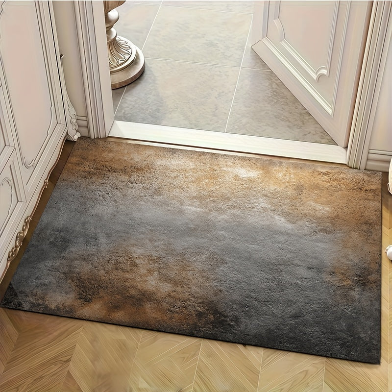 Tapis de salle de bain effet pierre