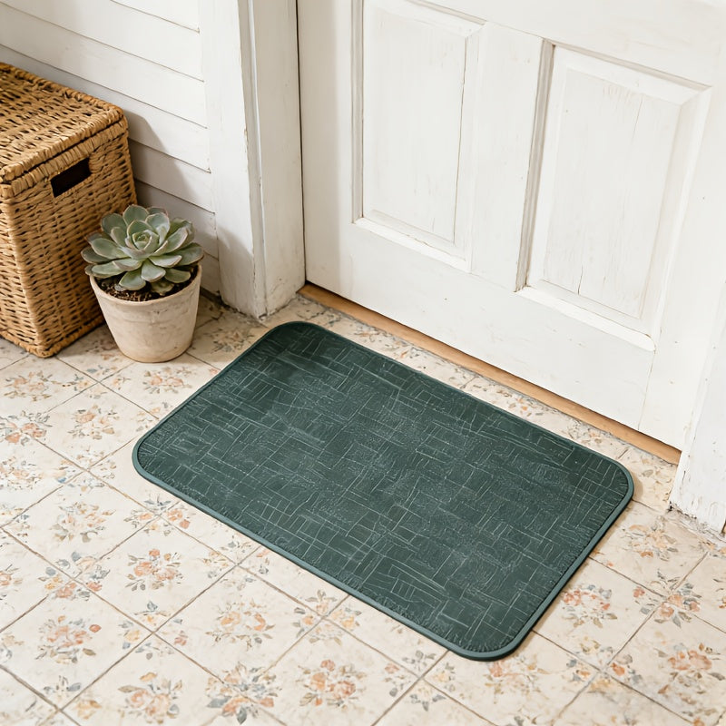 Tapis de salle de bain et d'entrée, coloris aléatoire
