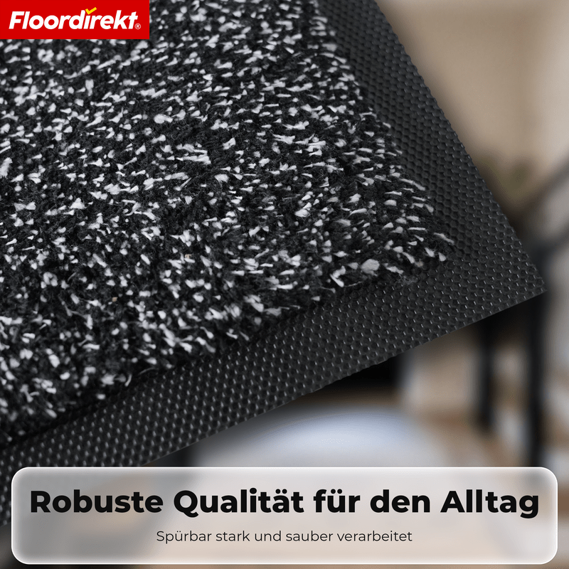 Tapis de salle de bain et d'entrée en coton, dos TPE antidérapant