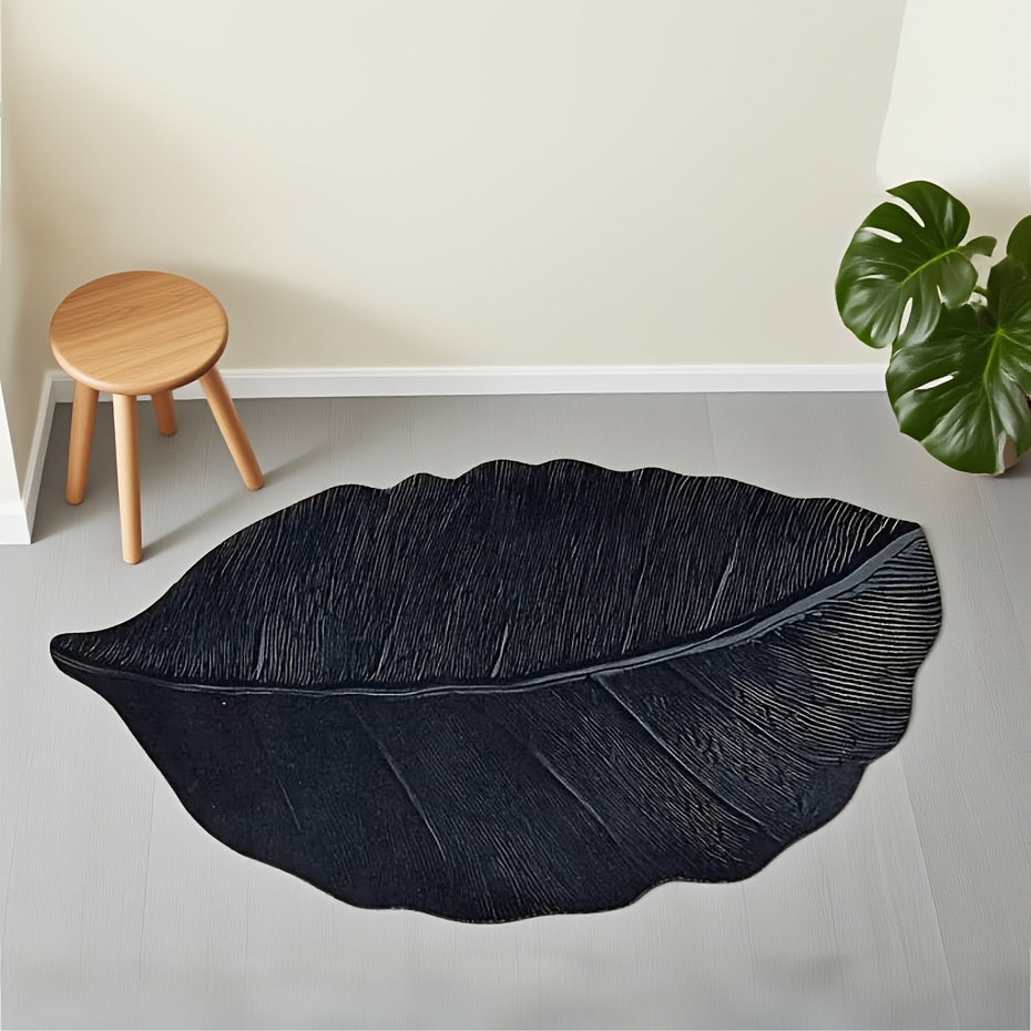 Tapis de salle de bain feuille de bananier