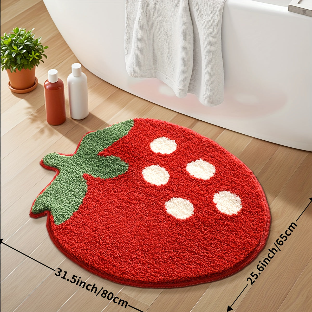25.6x31.5in/65x80cm / Une fraise