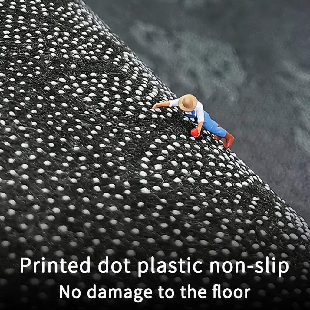 Tapis de salle de bain galets, dos à picots