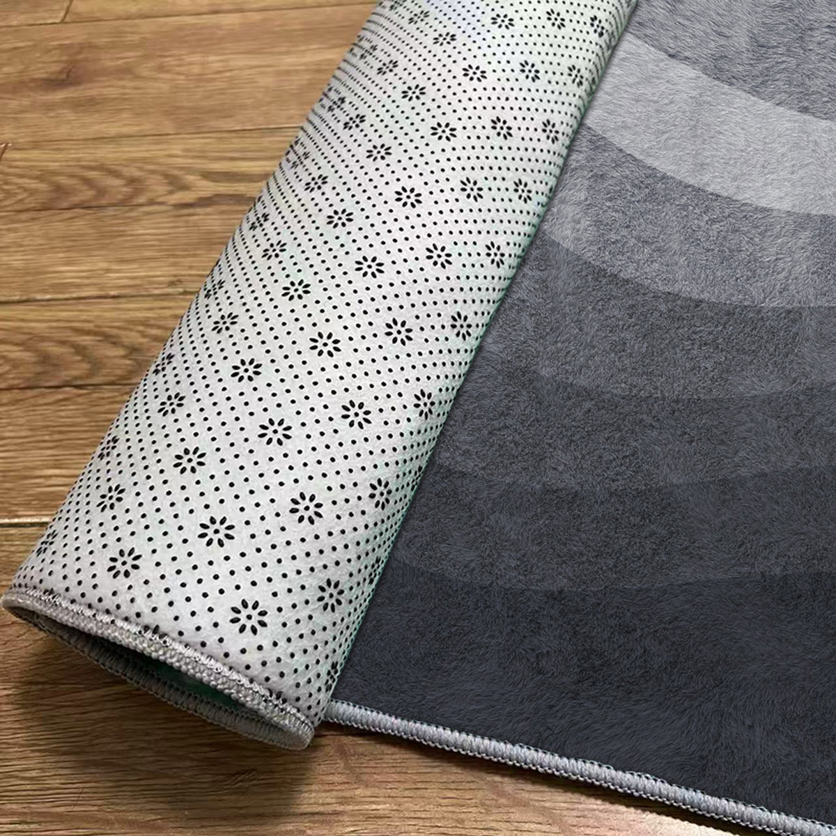 Tapis de salle de bain à vagues dégradées, 5 formats