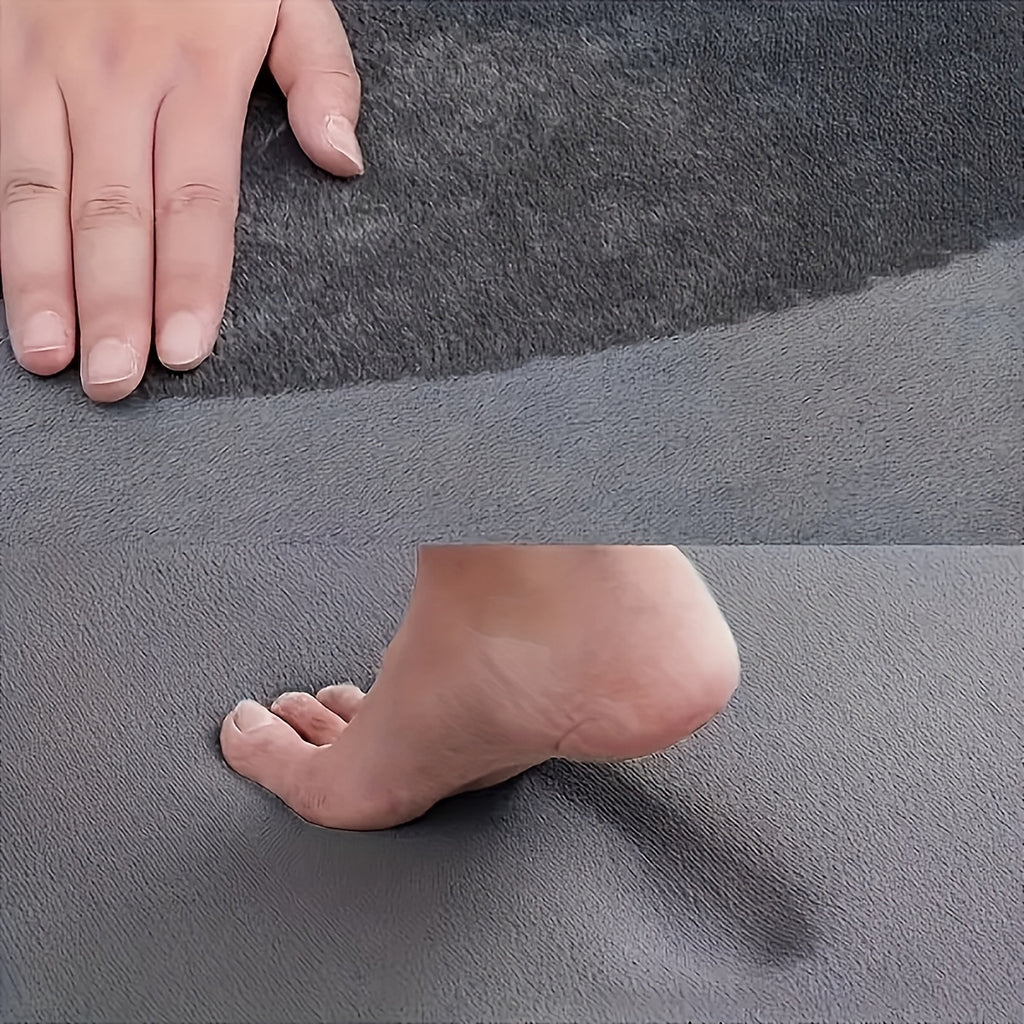 Tapis de salle de bain à relief de galets, 6 teintes