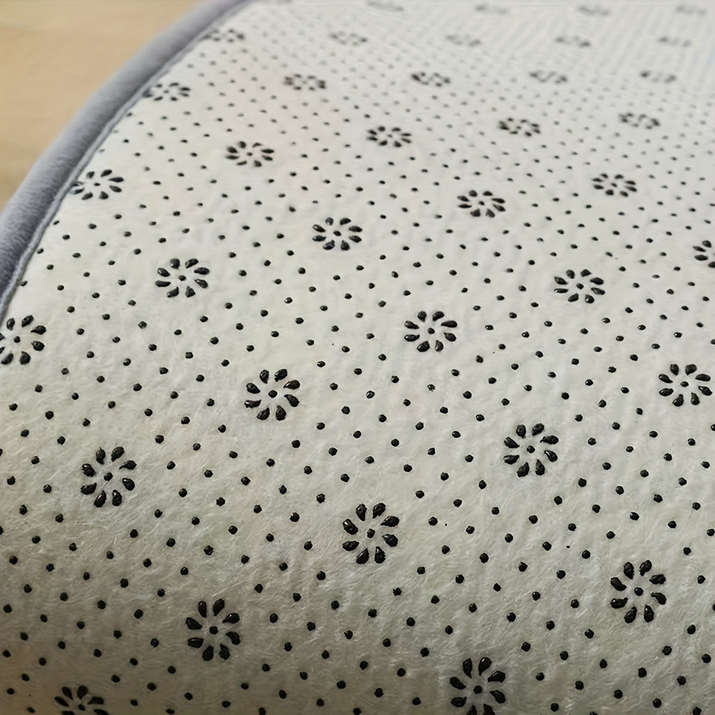 Tapis de salle de bain à relief de galets, 6 teintes