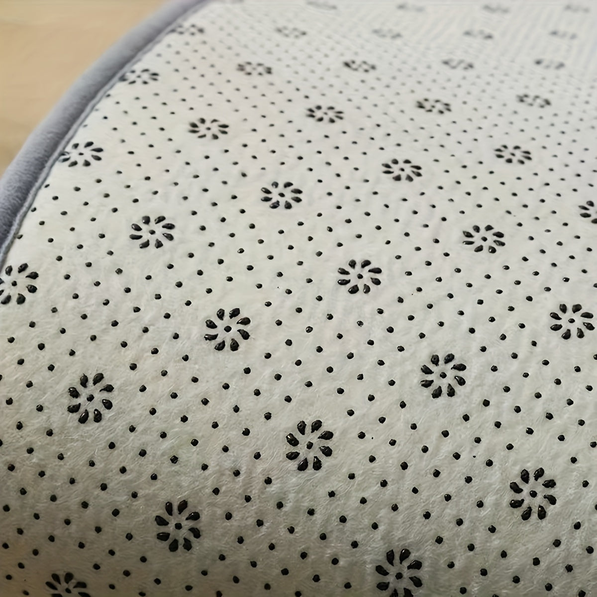 Tapis de salle de bain à relief de galets, 6 teintes