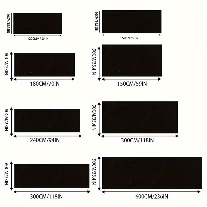 Tapis de salle de bain long à grand feuillage peint