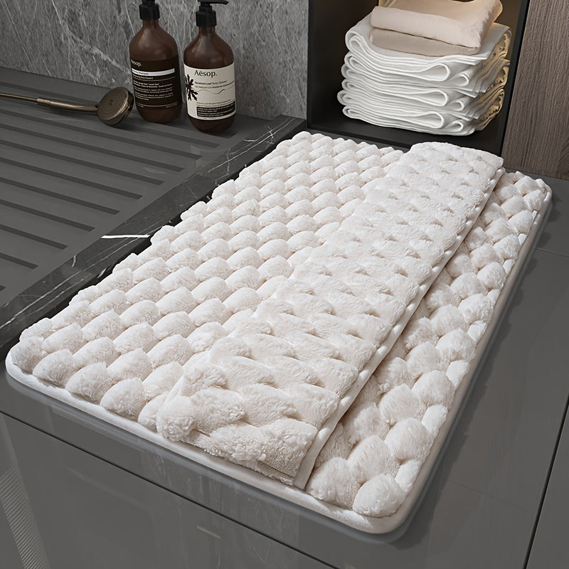 Tapis de salle de bain mémoire de forme, dos PVC
