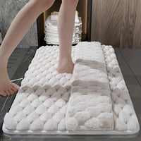 Tapis de salle de bain mémoire de forme, dos PVC