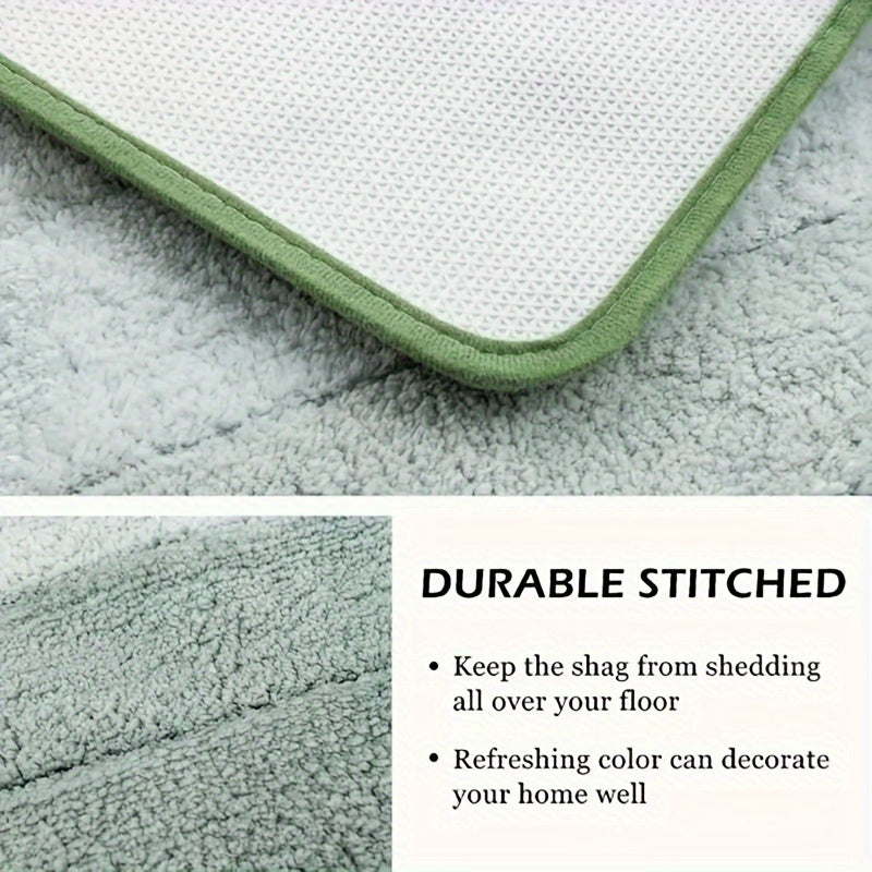 Tapis de salle de bain 1 500 g/m², trio rayé