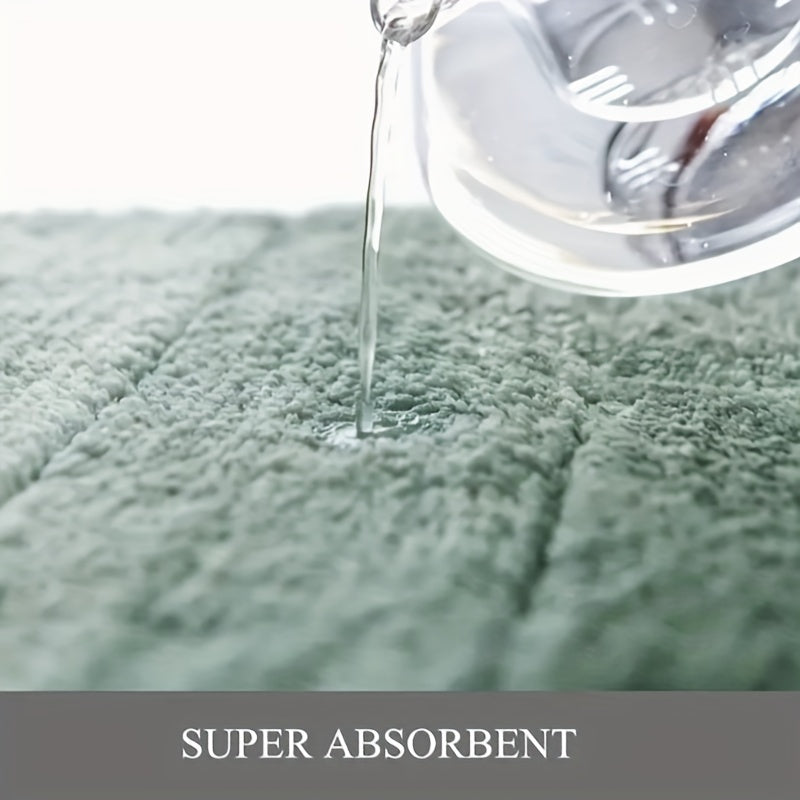 Tapis de salle de bain 1 500 g/m², trio rayé