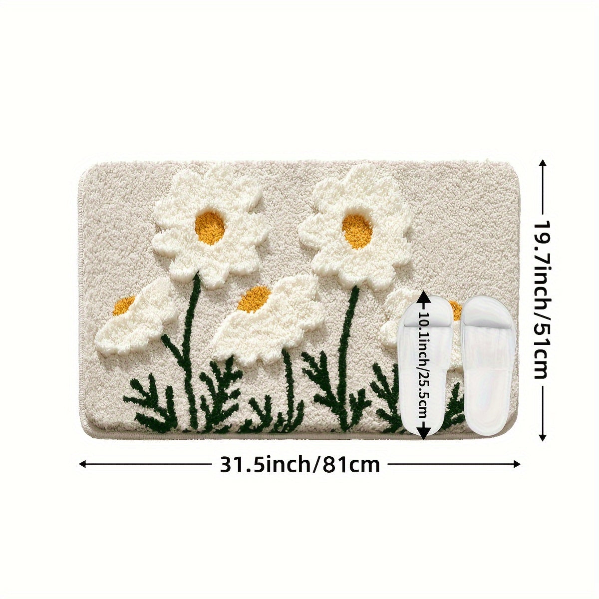 20x31.9 pouces/51x81 cm / Ciel clair Langage des fleurs