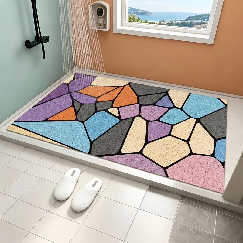 80.01 × 119.99 cm / Nouvelle tapis de bain à boucles - Spécial bain + 2 lingettes de bain