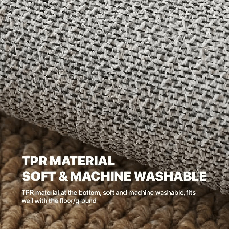 Tapis de salle de bain nuage nordique à dos TPR