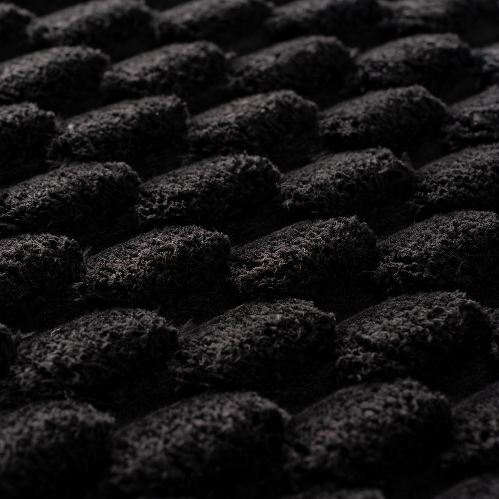 Tapis de salle de bain ovale à bulles 3D, quatre tailles