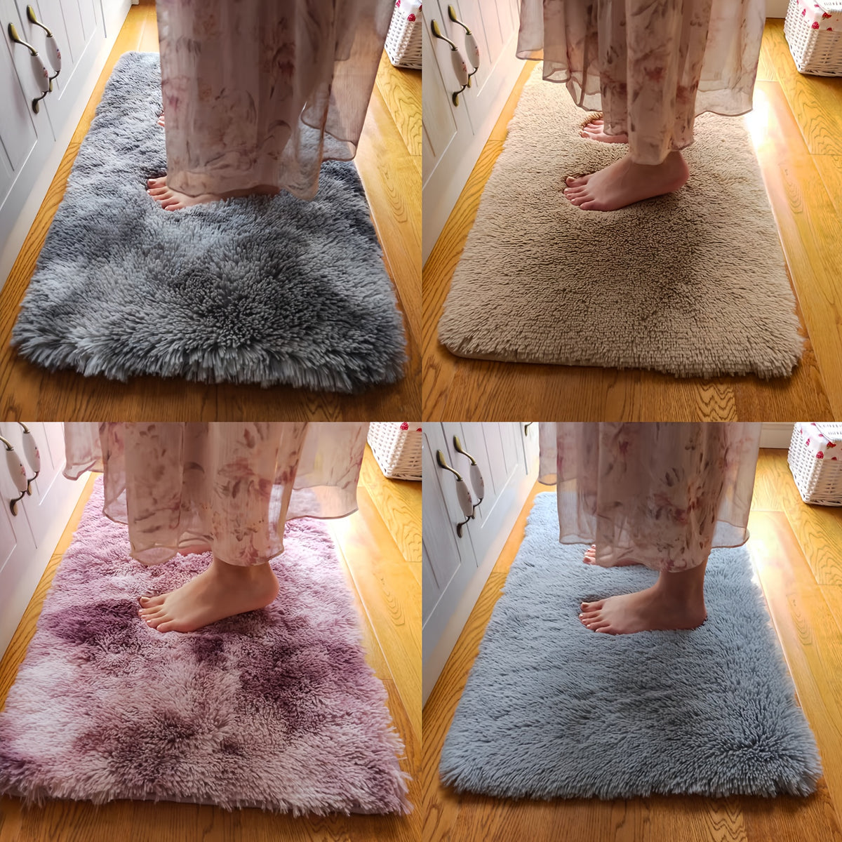 Tapis de salle de bain à poils longs, 8