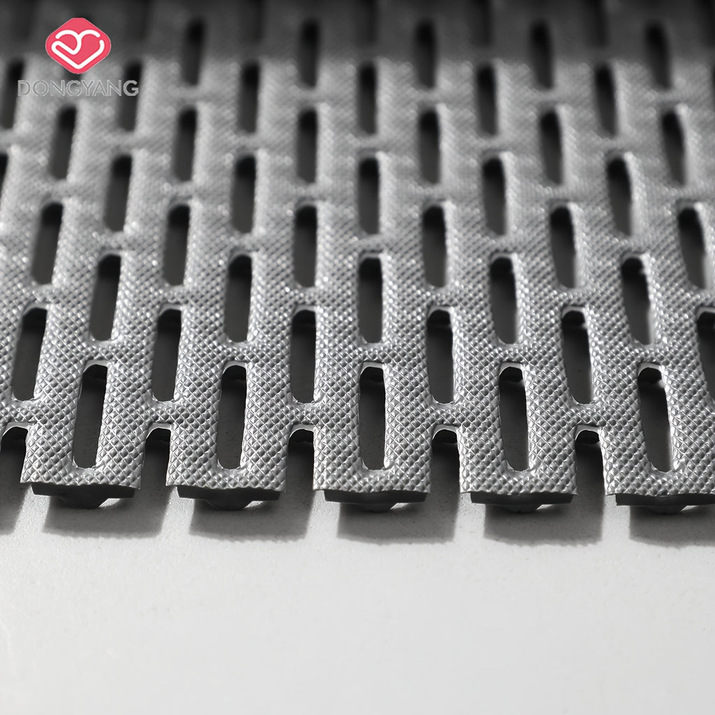 Tapis de salle de bain PVC ajouré uni, jusqu'au