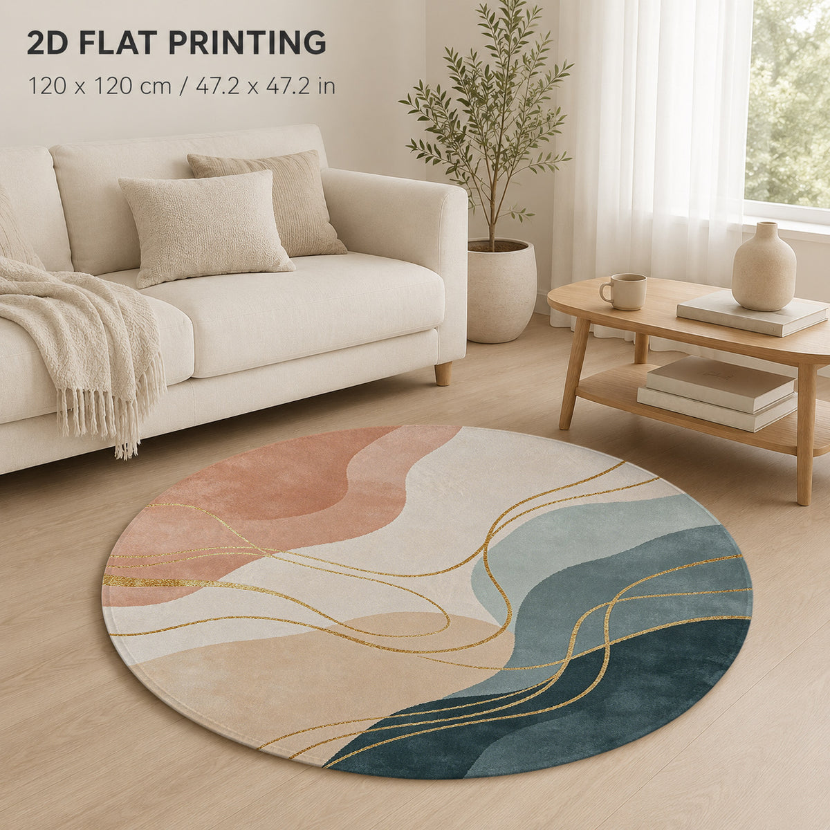 120 cm * 120 cm (47.24 po * 47.24 po) Image