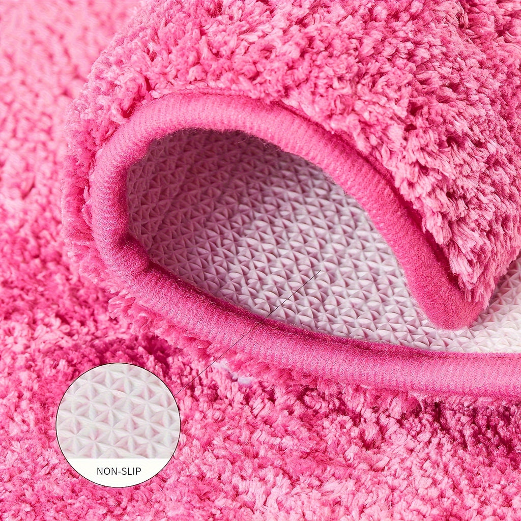 Tapis de salle de bain au lettrage tufté Hello Lovely