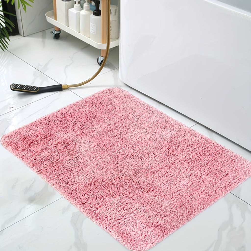 Tapis de salle de bain en microfibre, dos TPE picoté