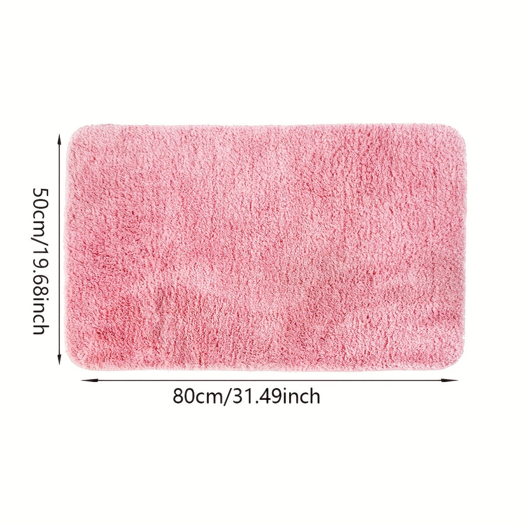 Tapis de salle de bain en microfibre, dos TPE picoté