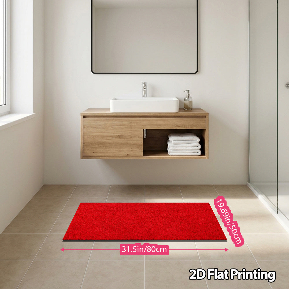 Tapis de salle de bain, format long