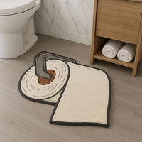 Tapis de salle de bain en rouleau de papier