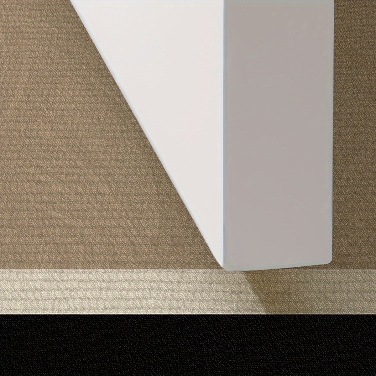 Tapis de salle de bain à cadre, mention Hello