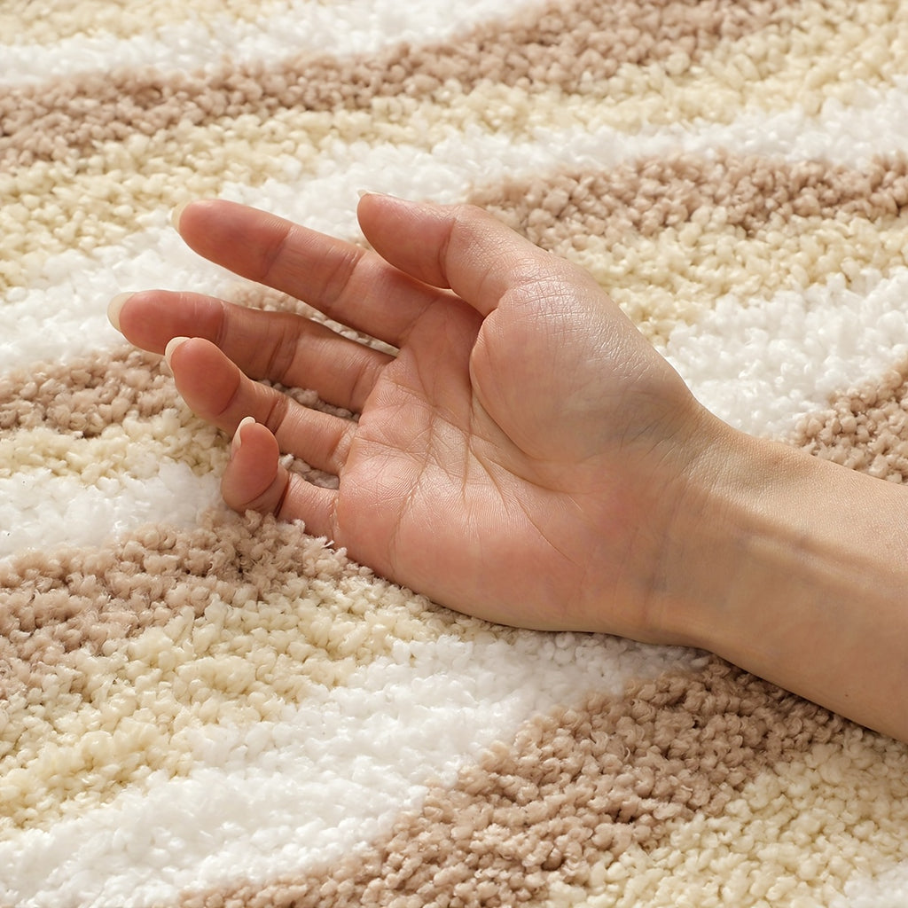 Tapis de salle de bain à vagues, 1700 g/m²