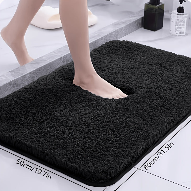 Tapis de salle de bain en velours brossé, 4