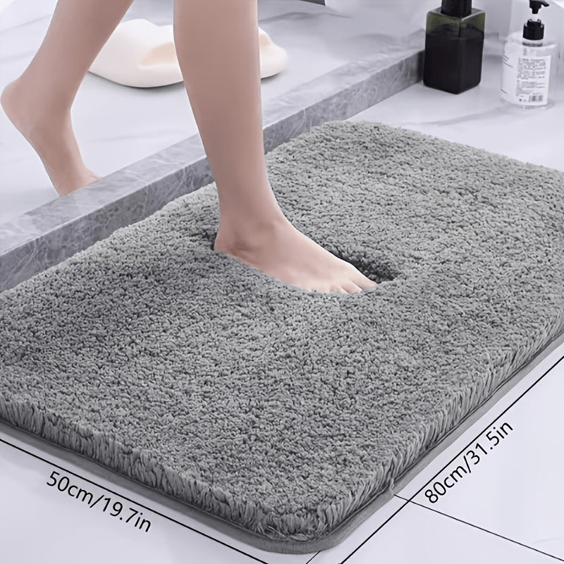 Tapis de salle de bain en velours brossé, 4