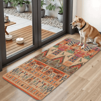 Tapis de sol tribal berbère