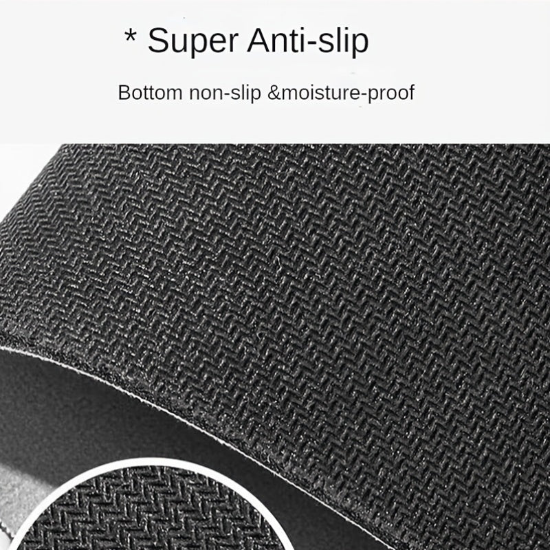 Tapis de salle de bain imprimé lames de bois, diatomée plate