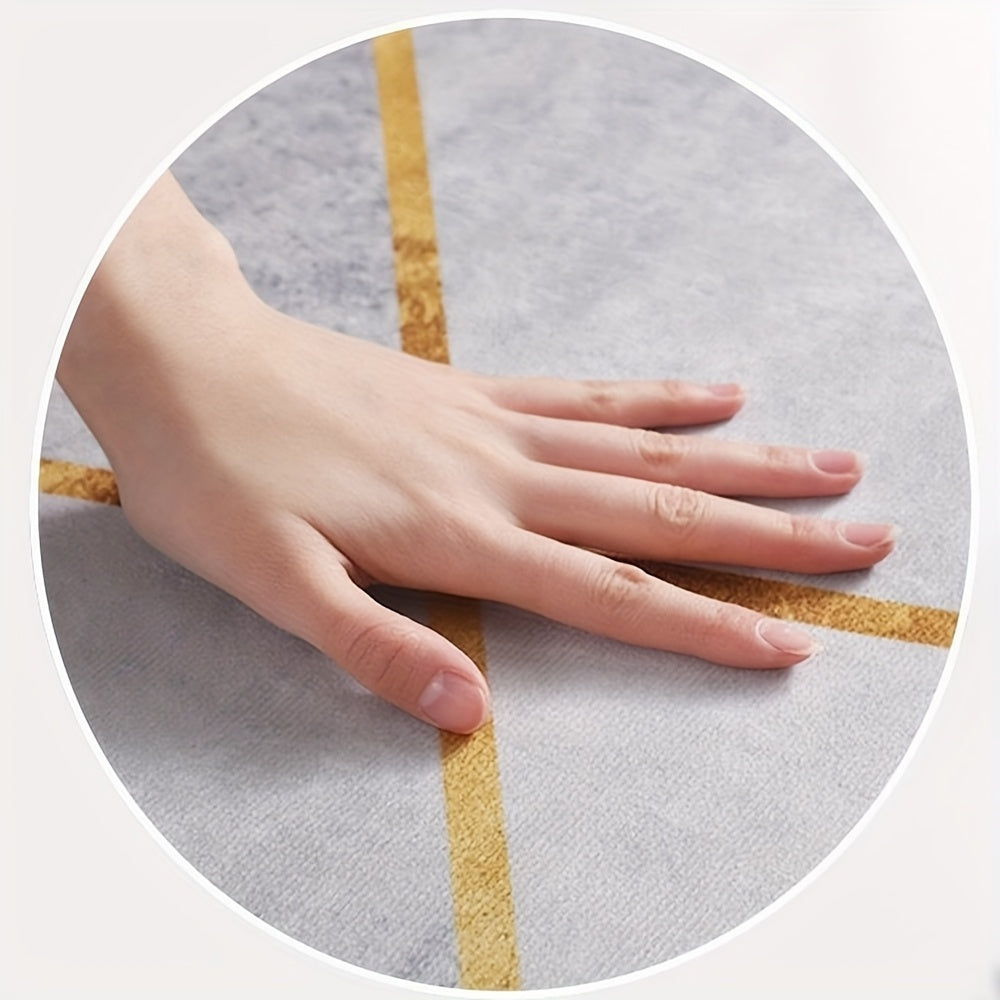Grand tapis de zone à lignes